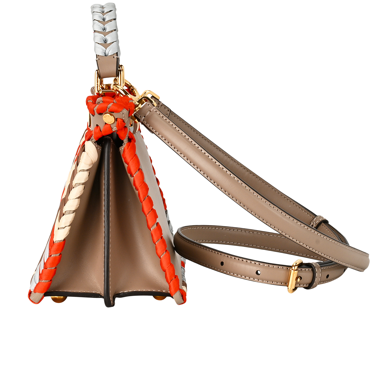 Peekaboo ISeeU Petite, &pound;1,300, Handbags, Taupe, Leather, Bottom view